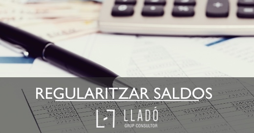 Regularitzar saldos comptables Llado GRup