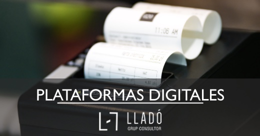 Obligaciones informativas plataformas digitales Llado Grup