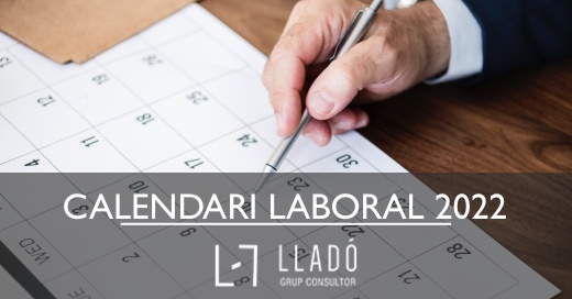 Calendari laboral 2022 per comunitats Llado Grup