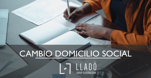 Cambio domicilio social empresa Llado Grup