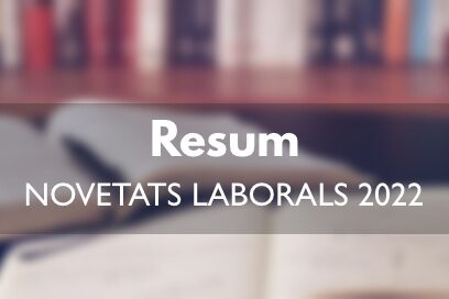 Novetats laborals 2022 Llado Grup