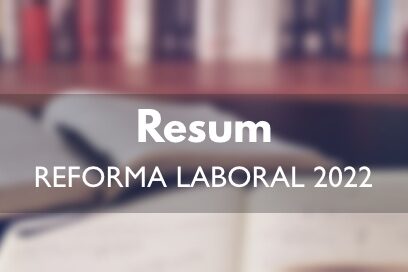 Novetats reforma laboral 2022