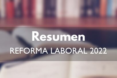 Novedades reforma laboral 2022
