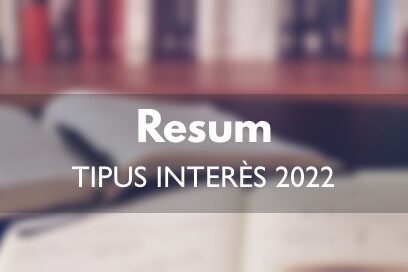 Tipus interes efectiu anual 2022 Llado Grup