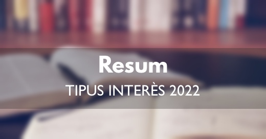 Tipus interes efectiu anual 2022 Llado Grup