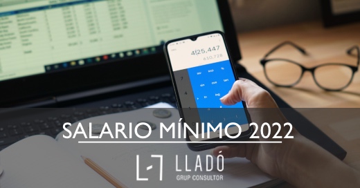Salario Minimo Interprofesional 2022 Llado Grup