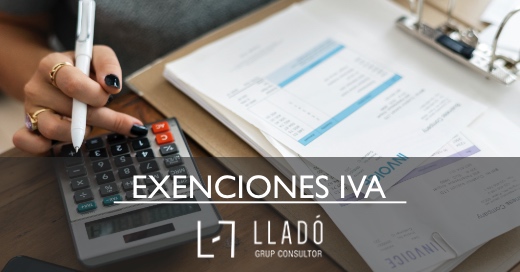 ventas bienes exentos IVA Llado Grup