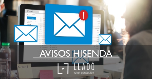 Avisos informatius Hisenda Llado Grup