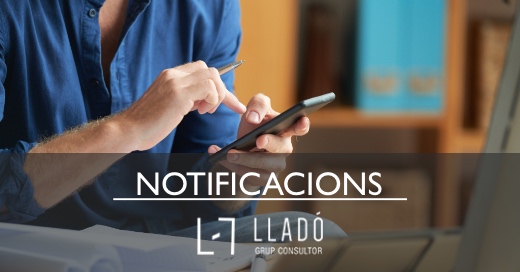 Novetats en les Notificacions electròniques Llado Grup