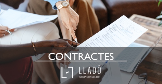 Tipus contractes laborals Reforma laboral 2022 Llado Grup