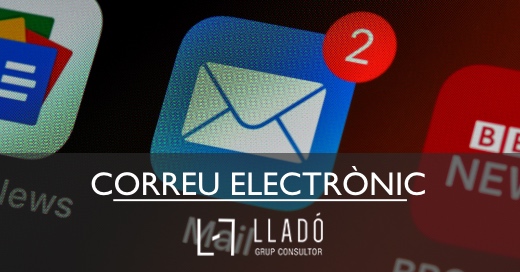 Avis legal en correu electronic Llado Grup