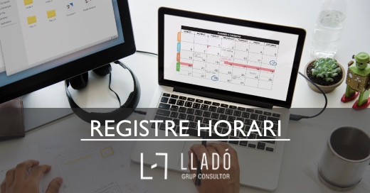 Registre horari treballadors Llado Grup