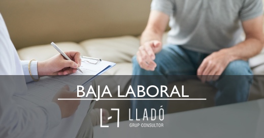Nuevo protocolo para tramitar baja laboral Llado Grup