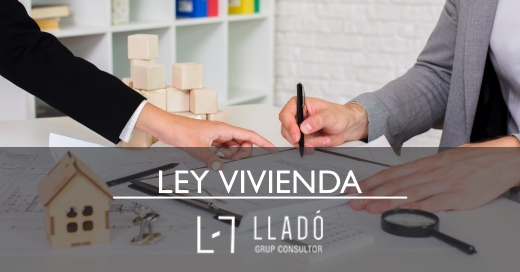 Medidas fiscales en la Ley de la vivienda Llado Grup