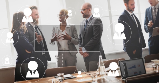 Human Resources Business Profession Graphic Concept incloure en el Registre Retributiu el sou individualitzat del treballador