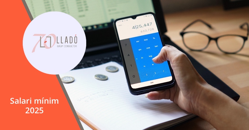 Salari Minim Interprofesional 2025 Llado Grup