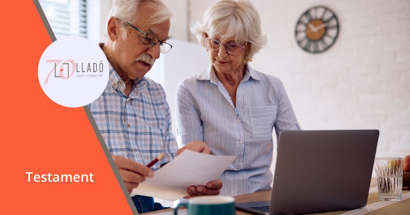 Importancia tenir testament. Llado Grup