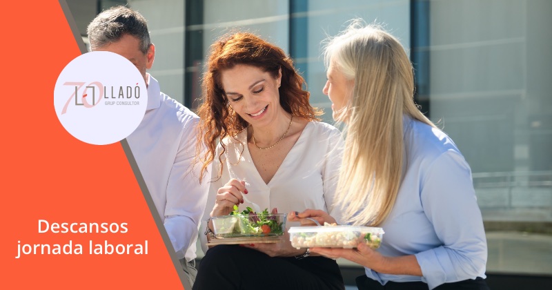 20251203 Pauses_dinar_laboral 800x420esp Pauses descans o temps presencia laboral. Llado Grup