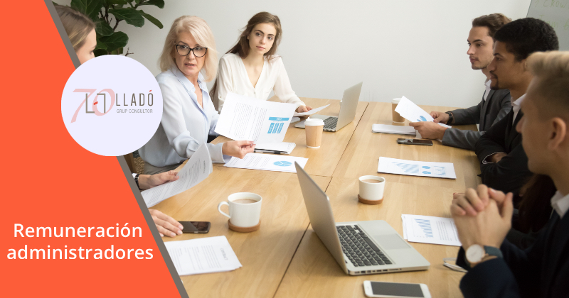 Remuneracion administradores empresa. Llado Grup