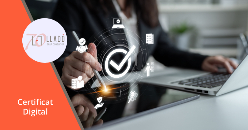 Certificat digital per a empreses. Llado Grup