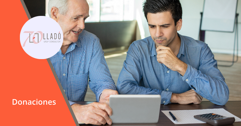 20260218 Aspectes_claus_donacio 800x420esp Claves sobre la donación entre padres a hijos. Llado Grup