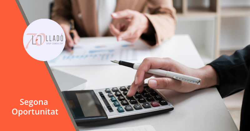 Segona Oportunitat empreses solucio legal empresaris amb deutes. Llado Grup